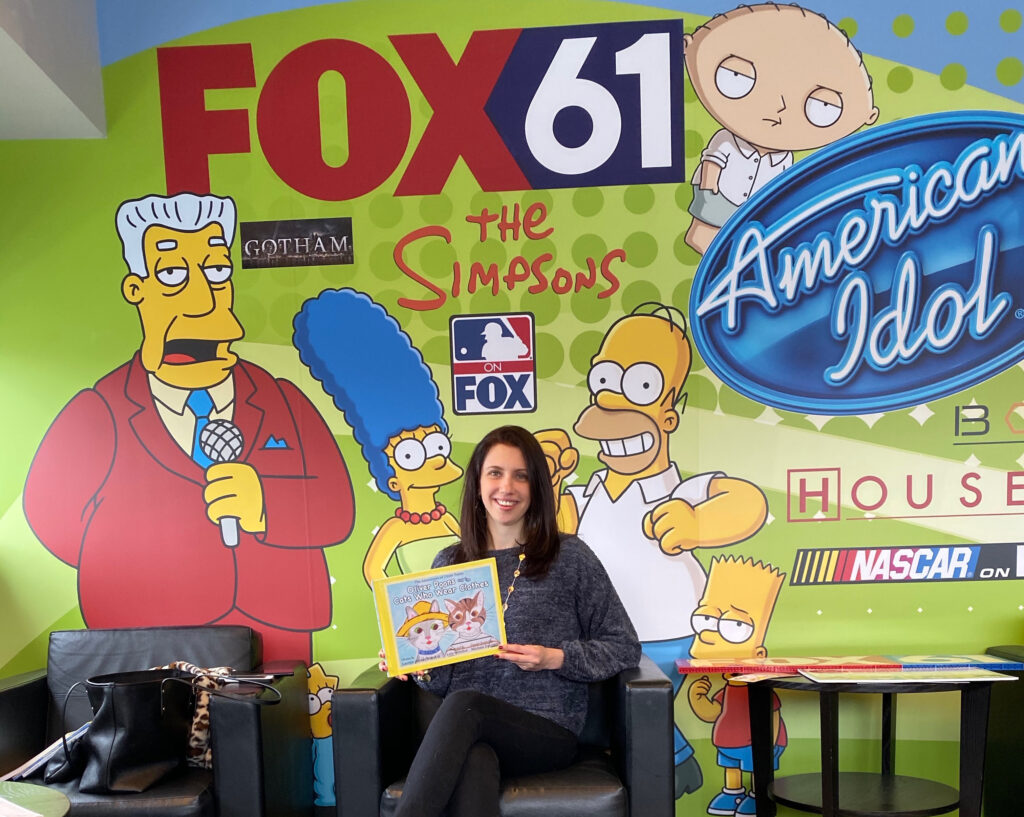 Lauryn Wendus sharing The Adventures of Oliver Poons on Fox61